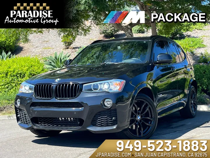 BLACK, 2017 BMW X3 Image 1