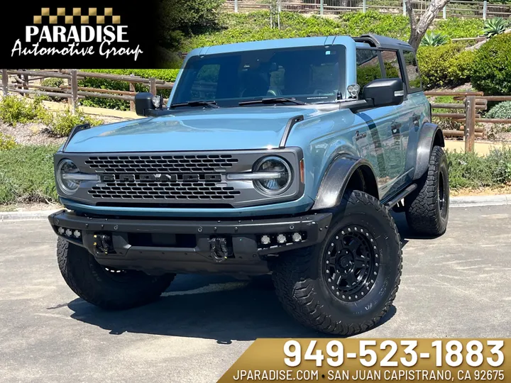 BLUE, 2021 FORD BRONCO Image 1