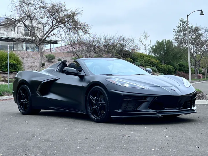 BLACK, 2022 CHEVROLET CORVETTE Image 10