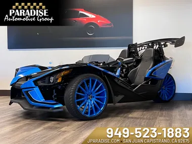 BLUE, 2018 POLARIS SLINGSHOT Image 1