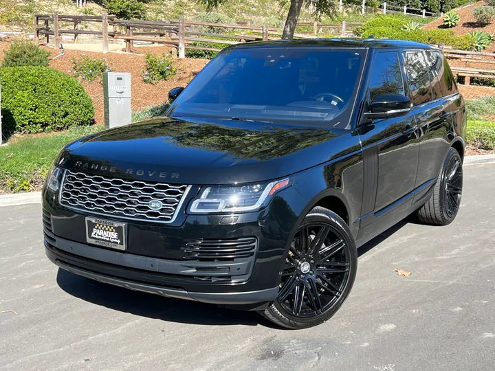 BLACK, 2019 LAND ROVER RANGE ROVER Image 2