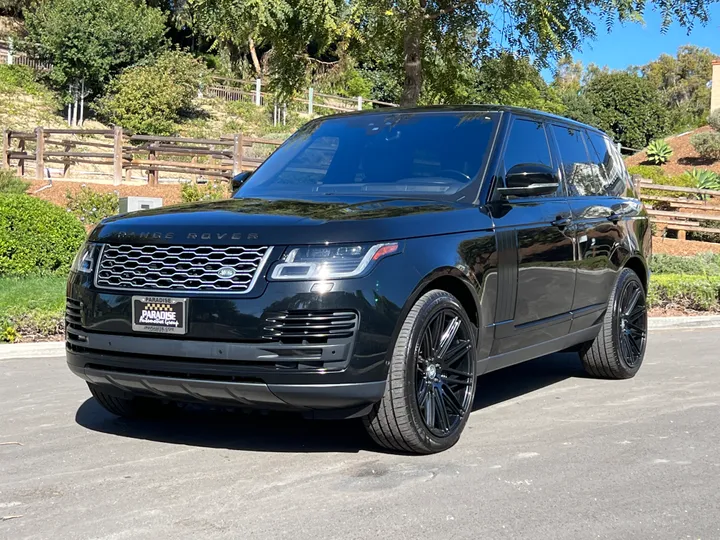 BLACK, 2019 LAND ROVER RANGE ROVER Image 7