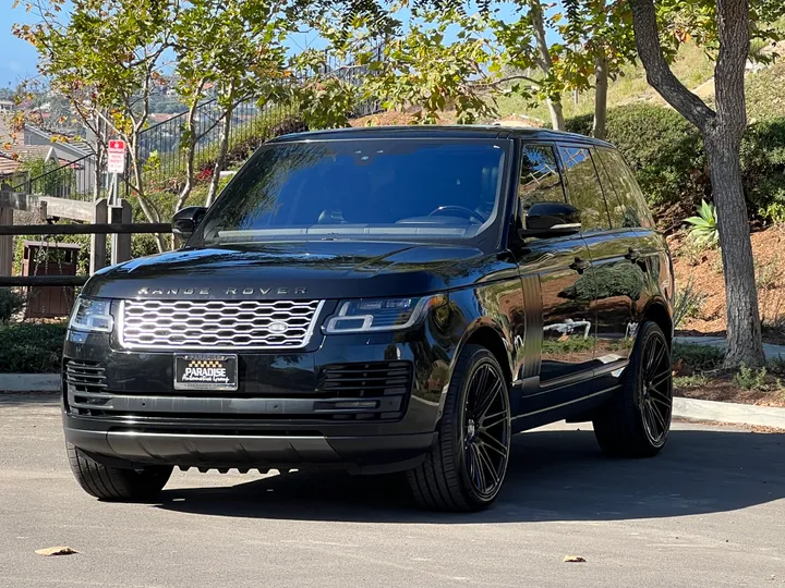 BLACK, 2019 LAND ROVER RANGE ROVER Image 11