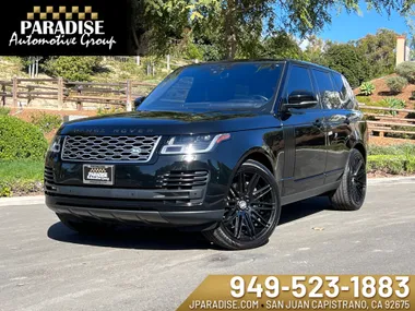 BLACK, 2019 LAND ROVER RANGE ROVER Image 13