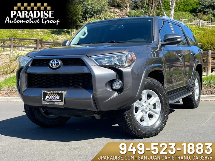 GRAY, 2017 TOYOTA 4RUNNER Image 1