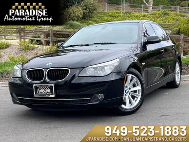 BLACK, 2008 BMW 5 SERIES Image 