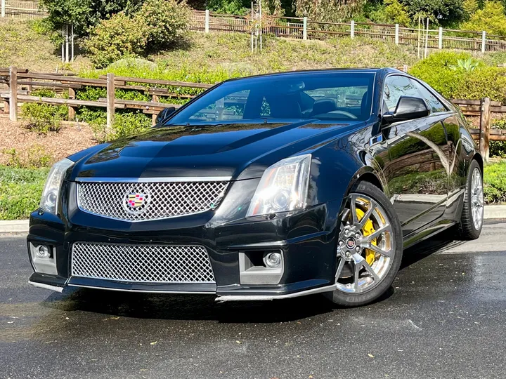 BLACK, 2014 CADILLAC CTS-V Image 2