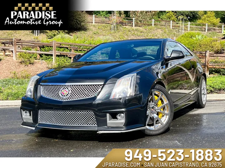 BLACK, 2014 CADILLAC CTS-V Image 1