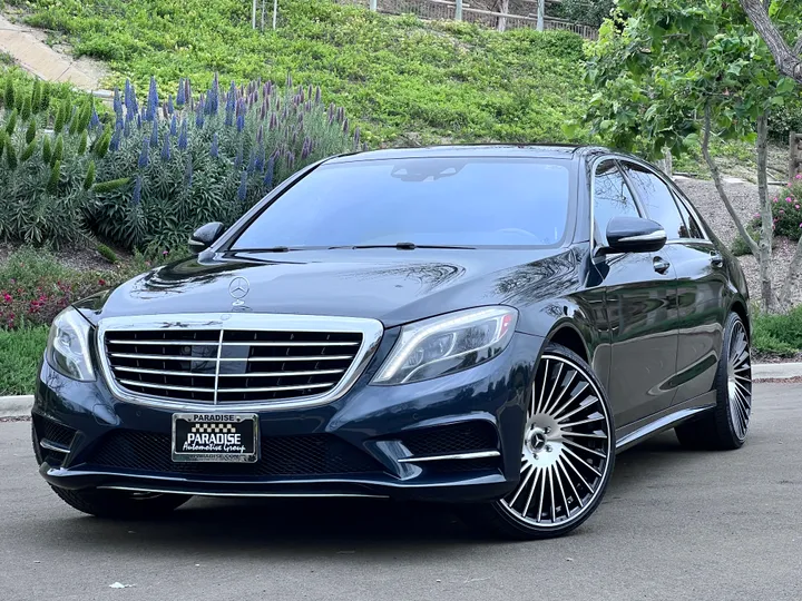 BLUE, 2014 MERCEDES-BENZ S-CLASS Image 2