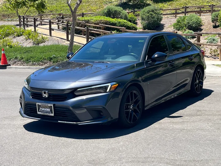 GRAY, 2022 HONDA CIVIC Image 3