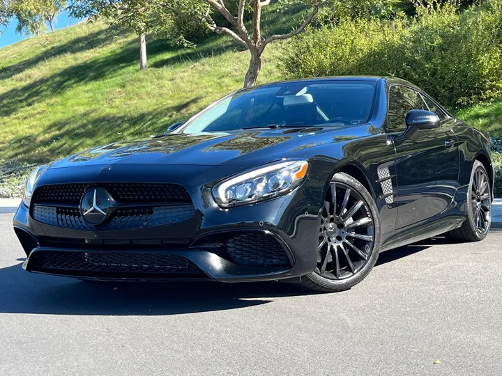 BLACK, 2018 MERCEDES-BENZ SL-CLASS Image 2