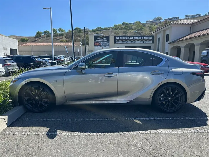 SILVER, 2022 LEXUS IS 350 Image 2