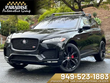 BLACK, 2018 JAGUAR F-PACE Image 38