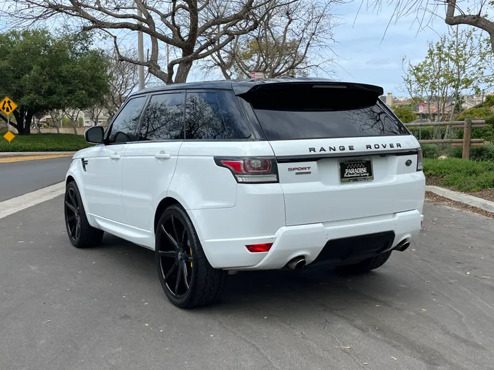 WHITE, 2014 LAND ROVER RANGE ROVER SPORT Image 5