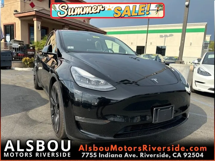 BLACK, 2022 TESLA MODEL Y Image 1