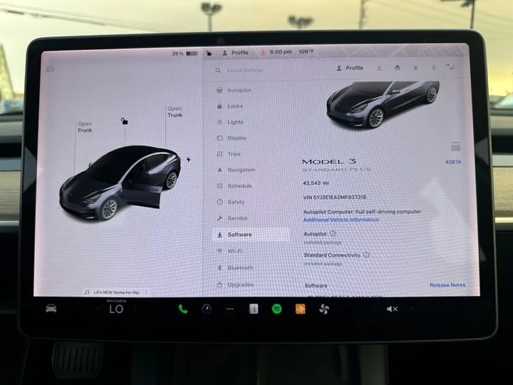 GRAY, 2021 TESLA MODEL 3 Image 22