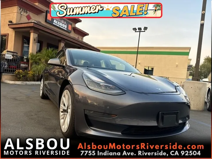 GRAY, 2021 TESLA MODEL 3 Image 1