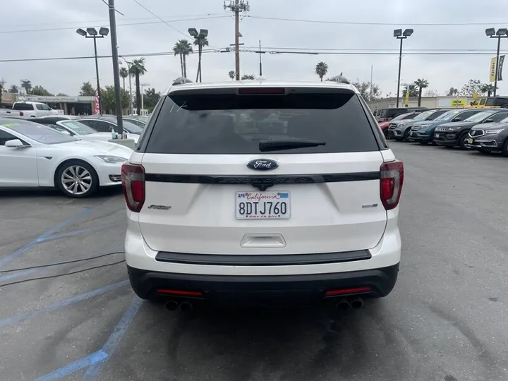 WHITE, 2018 FORD EXPLORER Image 7