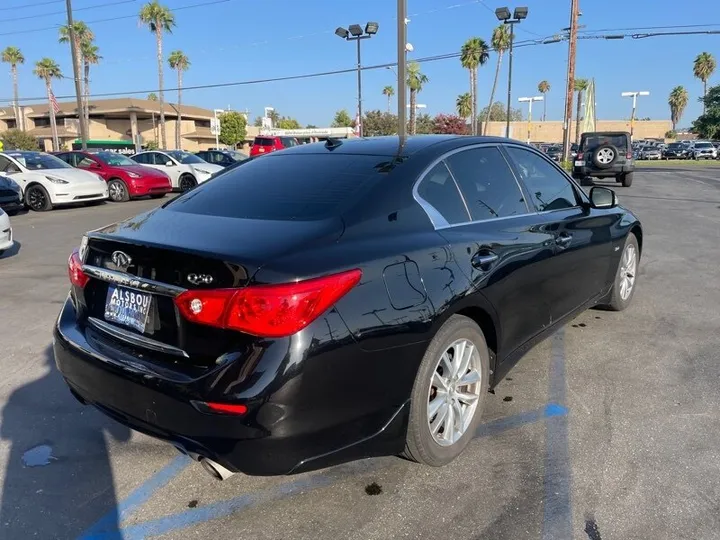 BLACK, 2017 INFINITI Q50 Image 7