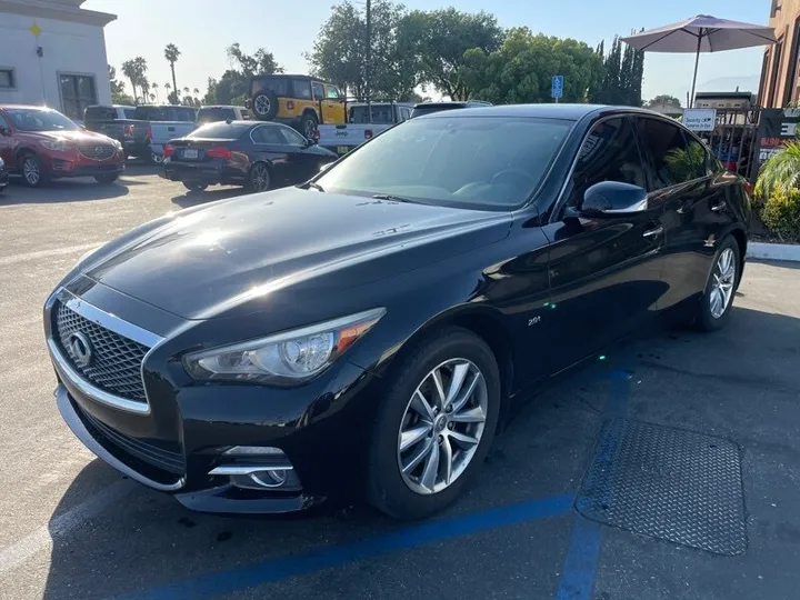 BLACK, 2017 INFINITI Q50 Image 2