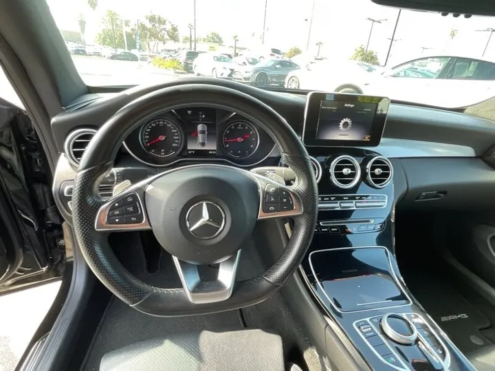 BLACK, 2018 MERCEDES-BENZ C-CLASS Image 15