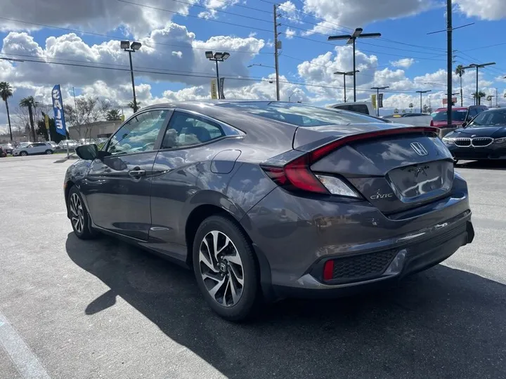 GRAY, 2018 HONDA CIVIC Image 6