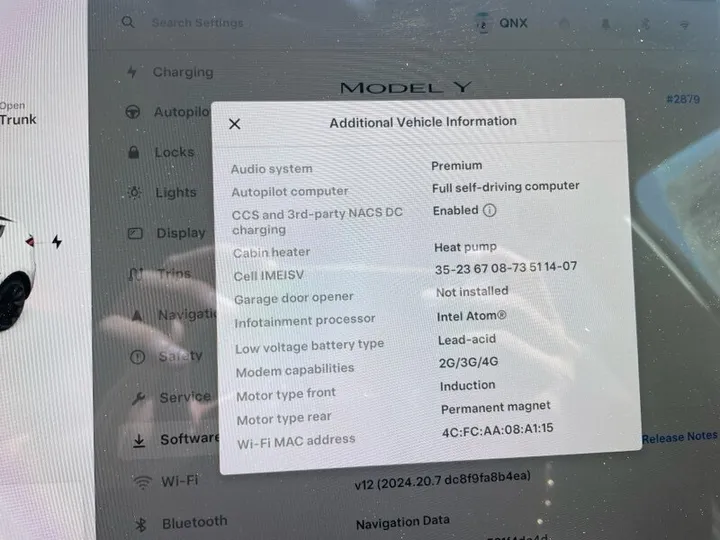 WHITE, 2021 TESLA MODEL Y Image 23