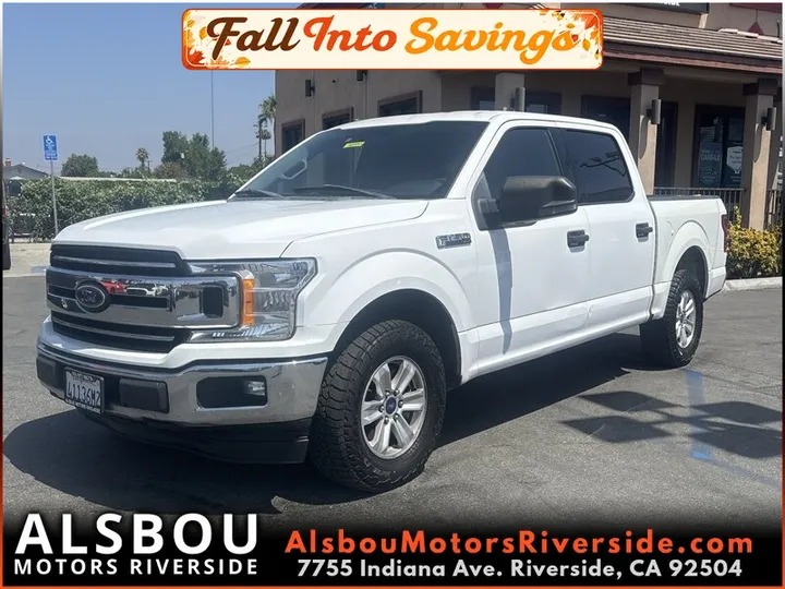 WHITE, 2018 FORD F-150 Image 1