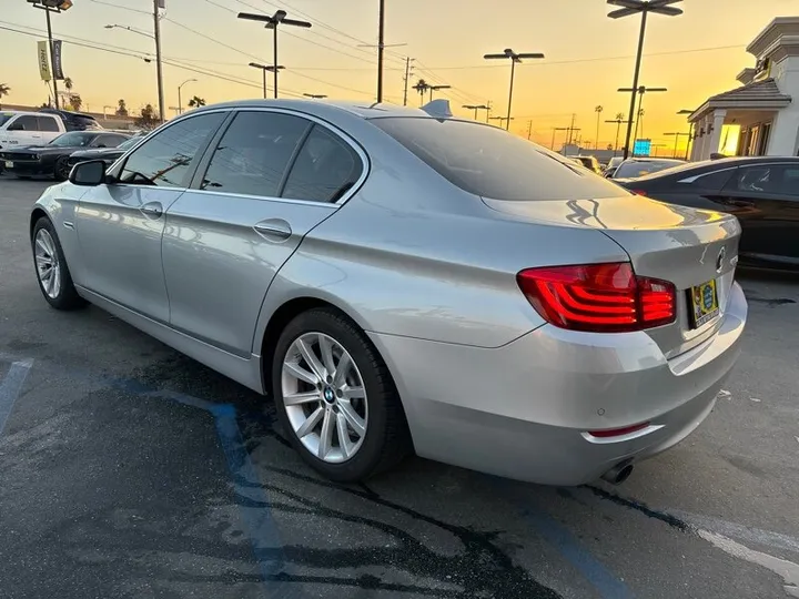 GRAY, 2014 BMW 5-SERIES Image 5