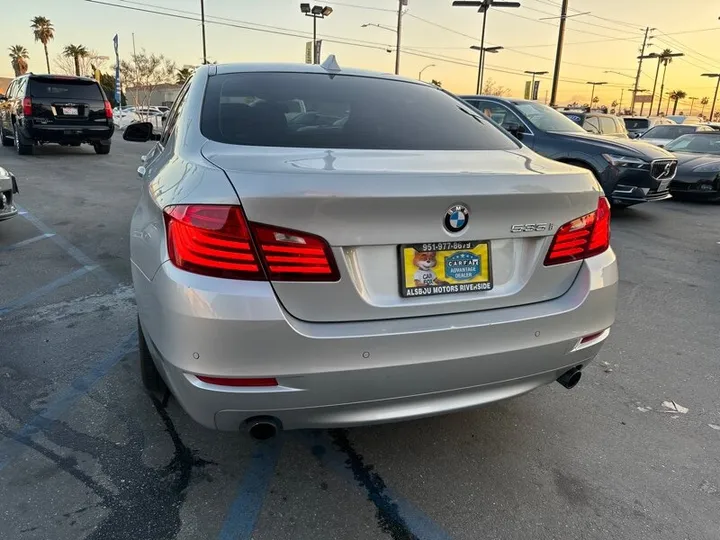 GRAY, 2014 BMW 5-SERIES Image 6