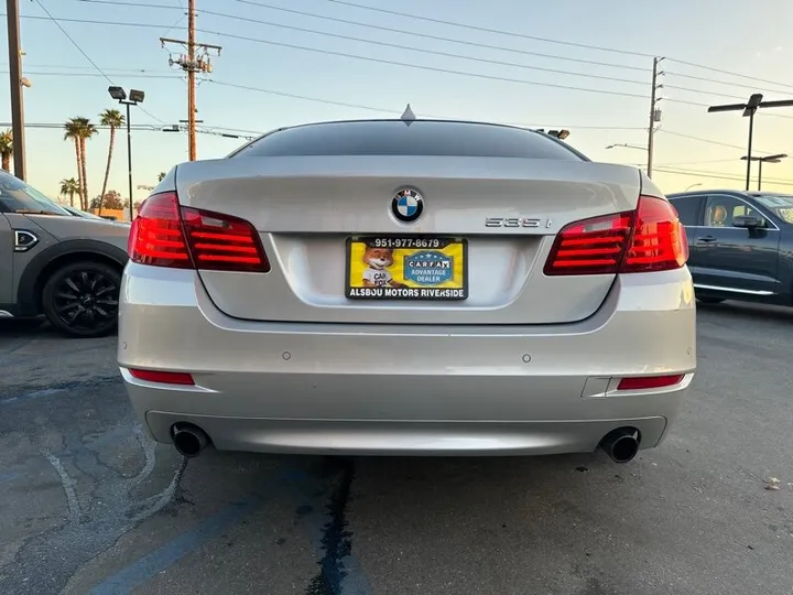 GRAY, 2014 BMW 5-SERIES Image 7