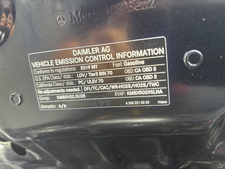 BLACK, 2019 MERCEDES-BENZ A-CLASS Image 14