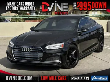 BLACK, 2018 AUDI A5 Image 