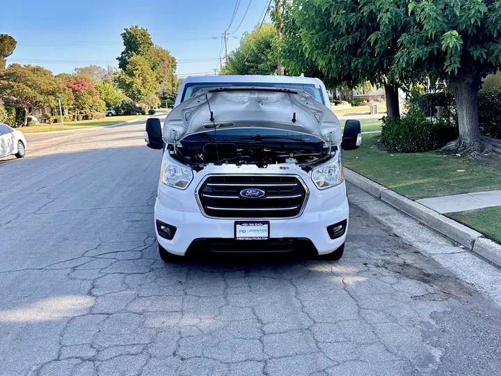 WHITE, 2020 FORD TRANSIT 350 PASSENGER VAN Image 9