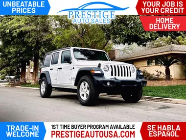 WHITE, 2019 JEEP WRANGLER UNLIMITED Image 