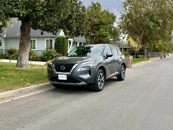 GRAY, 2021 NISSAN ROGUE Image 2