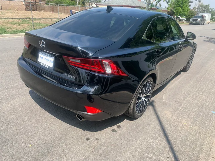 BLACK, 2015 LEXUS IS Image 6