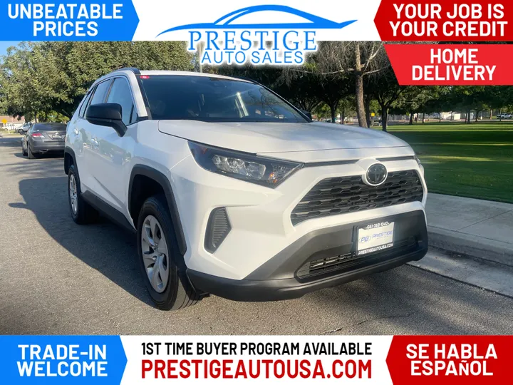 BLACK, 2020 TOYOTA RAV4 Image 1