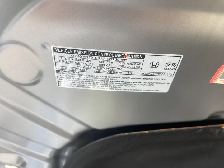 N / A, 2018 HONDA CIVIC Image 15