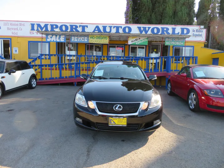 BLACK, 2009 LEXUS GS Image 2