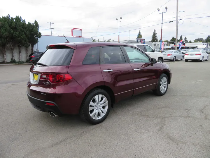BURGUNDY, 2011 ACURA RDX Image 6