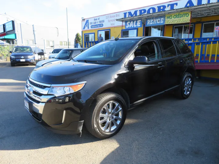 BLACK, 2014 FORD EDGE SEL Image 3