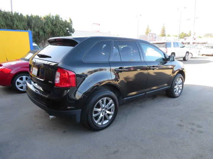 BLACK, 2014 FORD EDGE SEL Image 5
