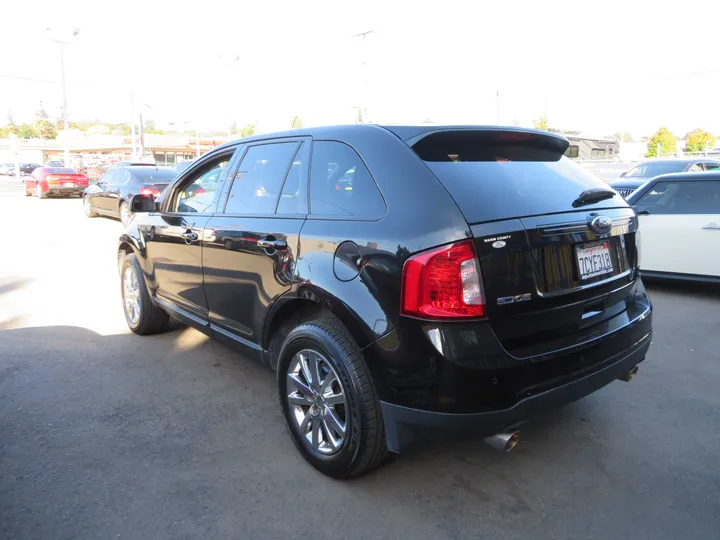 BLACK, 2014 FORD EDGE SEL Image 7