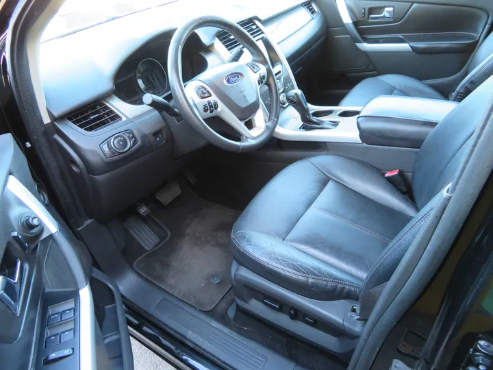 BLACK, 2014 FORD EDGE SEL Image 9