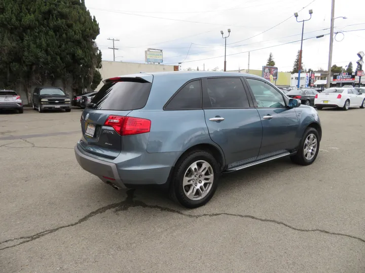 LIGHT BLUE METALIC, 2007 ACURA MDX Image 5