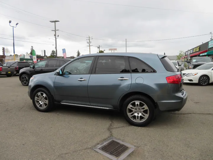 LIGHT BLUE METALIC, 2007 ACURA MDX Image 8