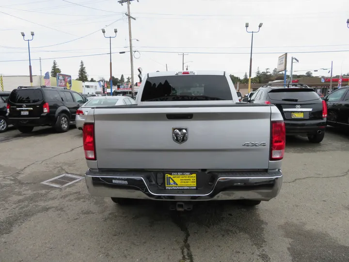 SILVER, 2017 RAM 1500 CREW CAB 4X4 Image 6