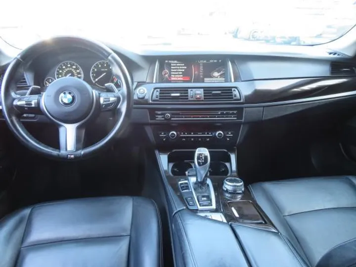 BLACK, 2016 BMW 5 SERIES Image 14