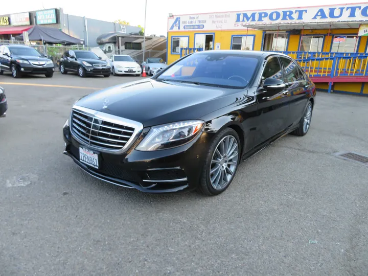 BLACK, 2015 MERCEDES-BENZ S-CLASS Image 3